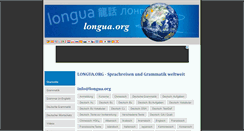 Desktop Screenshot of longua.org