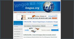 Desktop Screenshot of fr.longua.org